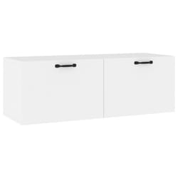 vidaXL Wall Cabinet Engineered Wood Floating TV Unit Cabinet Multi Colours - White