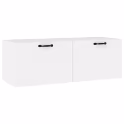 vidaXL Wall Cabinet Engineered Wood Floating TV Unit Cabinet Multi Colours - White
