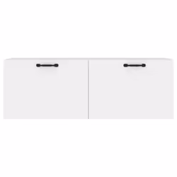 vidaXL Wall Cabinet Engineered Wood Floating TV Unit Cabinet Multi Colours - White - Additional view 5