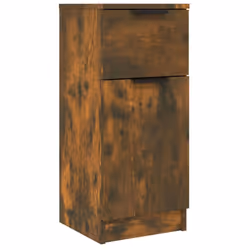 vidaXL Sideboard Cabinet Home Organiser Cupboard Side Cabinet Engineered Wood - Smoked oak, 2 - Additional view 4