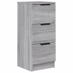 vidaXL Sideboard Telephone Cabinet Nightstand Side Cabinet Engineered Wood - Grey sonoma, 1