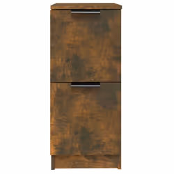 vidaXL Sideboards Cupboard Storage Cabinet Home Organiser Engineered Wood - Smoked oak, 1 - Additional view 4