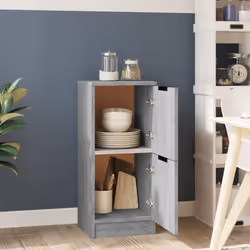 vidaXL Sideboards Cupboard Storage Cabinet Home Organiser Engineered Wood - Grey sonoma, 1 - Additional view 4