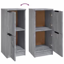 vidaXL Sideboards Cupboard Storage Cabinet Home Organiser Engineered Wood - Grey sonoma, 1 - Additional view 8
