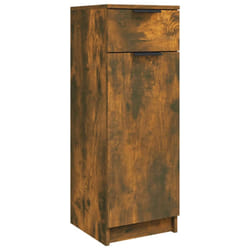 vidaXL Bathroom Cabinet Engineered Wood Vanity Unit Cupboard Multi Colours - Smoked oak