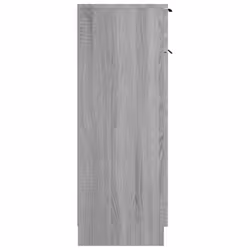 vidaXL Bathroom Cabinet Engineered Wood Vanity Unit Cupboard Multi Colours - Grey sonoma - Additional view 5