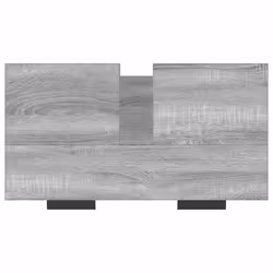 vidaXL Bathroom Cabinet Grey Sonoma Engineered Wood Toilet Cabinet Cupboard - Additional view 9