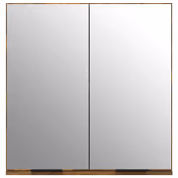 vidaXL Bathroom Mirror Cabinet Vanity Unit Wall Cabinet Storage Wall Cupboard - Smoked oak - Additional view 5
