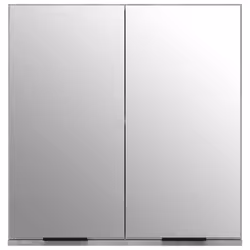 vidaXL Bathroom Mirror Cabinet Vanity Unit Wall Cabinet Storage Wall Cupboard - Grey sonoma - Additional view 5