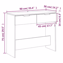 VidaXL 817072 coffee/side/end table - Additional view 8