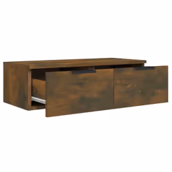 vidaXL Wall Cabinet Floating TV Unit Wall Mount Media Cabinet Engineered Wood - Smoked oak - Additional view 6