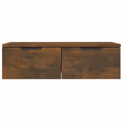 vidaXL Wall Cabinet Floating TV Unit Wall Mount Media Cabinet Engineered Wood - Smoked oak - Additional view 7