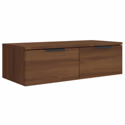 vidaXL Wall Cabinet Floating TV Unit Wall Mount Media Cabinet Engineered Wood - Brown oak