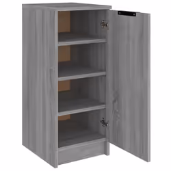 vidaXL Shoe Cabinet Shoe Cupboard Shelf Shoe Rack Shoe Storage Engineered Wood - Grey sonoma - Additional view 6