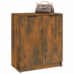 vidaXL Shoe Cabinet Engineered Wood Hall Shoe Holder Cupboard Organiser Shelf - smoked oak - Additional view 7