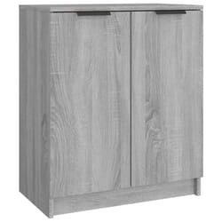 vidaXL Shoe Cabinet Engineered Wood Hall Shoe Holder Cupboard Organiser Shelf - grey sonoma