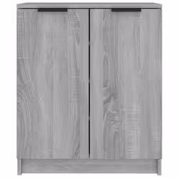 vidaXL Shoe Cabinet Engineered Wood Hall Shoe Holder Cupboard Organiser Shelf - grey sonoma - Additional view 4