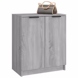 vidaXL Shoe Cabinet Engineered Wood Hall Shoe Holder Cupboard Organiser Shelf - grey sonoma - Additional view 7