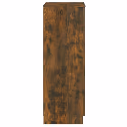 vidaXL Shoe Cabinet Engineered Wood Hallway Shoe Storage Cupboard Shoe Holder - Smoked oak - Additional view 8