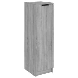 vidaXL Shoe Cabinet Engineered Wood Hallway Shoe Storage Cupboard Shoe Holder - Grey sonoma