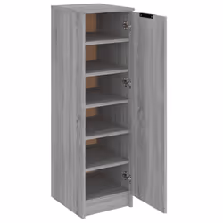 vidaXL Shoe Cabinet Engineered Wood Hallway Shoe Storage Cupboard Shoe Holder - Grey sonoma - Additional view 7