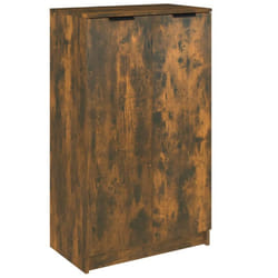 vidaXL Shoe Cabinet Engineered Wood Hallway Shoe Storage Cupboard Shoe Holder - Smoked oak