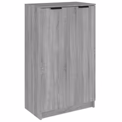 vidaXL Shoe Cabinet Engineered Wood Hallway Shoe Storage Cupboard Shoe Holder - Grey sonoma