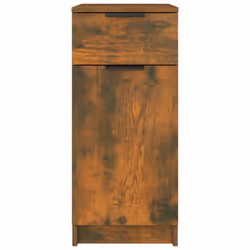 vidaXL Desk Cabinet Desk Cupboard Home Office Storage Cabinet Engineered Wood - smoked oak - Additional view 7