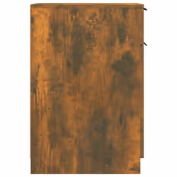 vidaXL Desk Cabinet Desk Cupboard Home Office Storage Cabinet Engineered Wood - smoked oak - Additional view 8