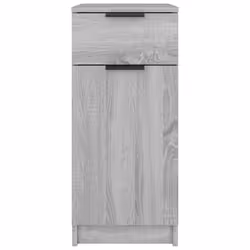 vidaXL Desk Cabinet Desk Cupboard Home Office Storage Cabinet Engineered Wood - grey sonoma - Additional view 6