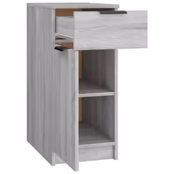 vidaXL Desk Cabinet Desk Cupboard Home Office Storage Cabinet Engineered Wood - grey sonoma - Additional view 7