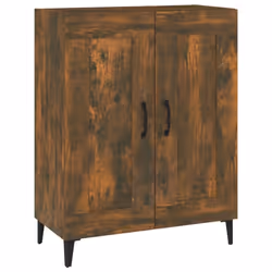 vidaXL Sideboard Engineered Wood Side Cabinet Home Organiser Multi Colours - Smoked oak