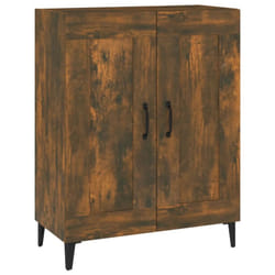 vidaXL Sideboard Engineered Wood Side Cabinet Home Organiser Multi Colours - Smoked oak