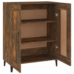 vidaXL Sideboard Engineered Wood Side Cabinet Home Organiser Multi Colours - Smoked oak - Additional view 9