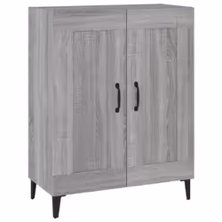 vidaXL Sideboard Engineered Wood Side Cabinet Home Organiser Multi Colours - Grey sonoma