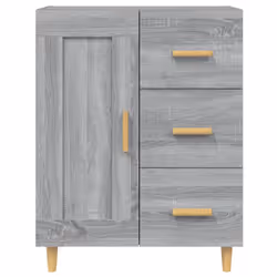 vidaXL Sideboard Engineered Wood Side Cabinet Home Organiser Multi Colours - Grey sonoma - Additional view 8