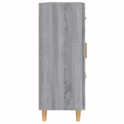 vidaXL Sideboard Engineered Wood Side Cabinet Home Organiser Multi Colours - Grey sonoma - Additional view 9