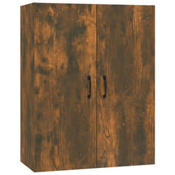 vidaXL Hanging Cabinet Floating Cabinet Wall Storage Cabinet Engineered Wood - Smoked oak