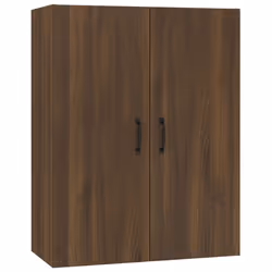 vidaXL Hanging Cabinet Floating Cabinet Wall Storage Cabinet Engineered Wood - Brown oak