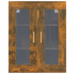 vidaXL Hanging Wall Cabinet Storage Cabinet Wall Cupboard Floating Cabinet - Smoked oak