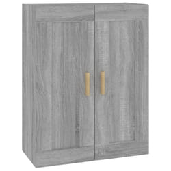vidaXL Wall Cabinet Hanging Storage Cabinet Wall Cupboard Engineered Wood - Grey sonoma