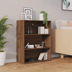 vidaXL Hanging Wall Cabinet Storage Cabinet Wall Cupboard Floating Cabinet - Brown oak - Additional view 4