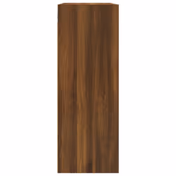 vidaXL Hanging Wall Cabinet Storage Cabinet Wall Cupboard Floating Cabinet - Brown oak - Additional view 6
