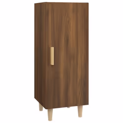 vidaXL Sideboard Engineered Wood Side Cabinet Home Organiser Multi Colours - Brown oak