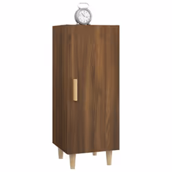 vidaXL Sideboard Engineered Wood Side Cabinet Home Organiser Multi Colours - Brown oak - Additional view 6