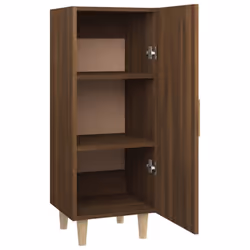 vidaXL Sideboard Engineered Wood Side Cabinet Home Organiser Multi Colours - Brown oak - Additional view 8