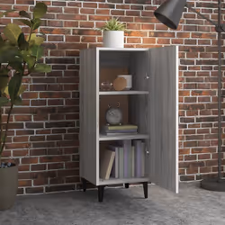 vidaXL Sideboard Engineered Wood Indoor Side Cabinet Cupboard Multi Colours - Grey sonoma - Additional view 4