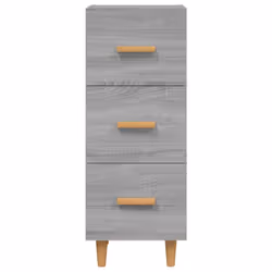 vidaXL Sideboard Engineered Wood Side Cabinet Home Organiser Multi Colours - Grey sonoma - Additional view 4