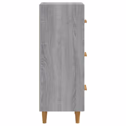 vidaXL Sideboard Engineered Wood Side Cabinet Home Organiser Multi Colours - Grey sonoma - Additional view 6