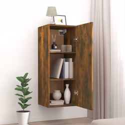 vidaXL TV Cabinet Entertainment Centre Media TV Unit TV Stand Engineered Wood - Smoked oak